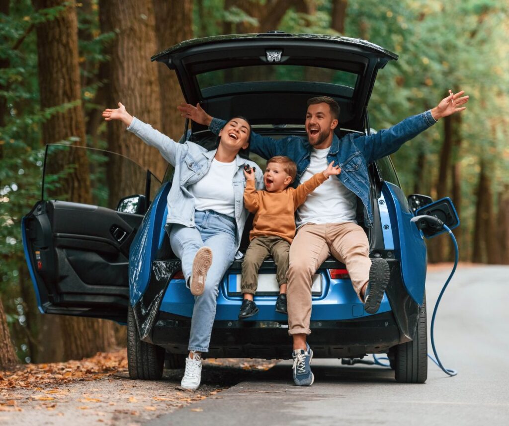 Carro protegido com seguro de automóvel completo